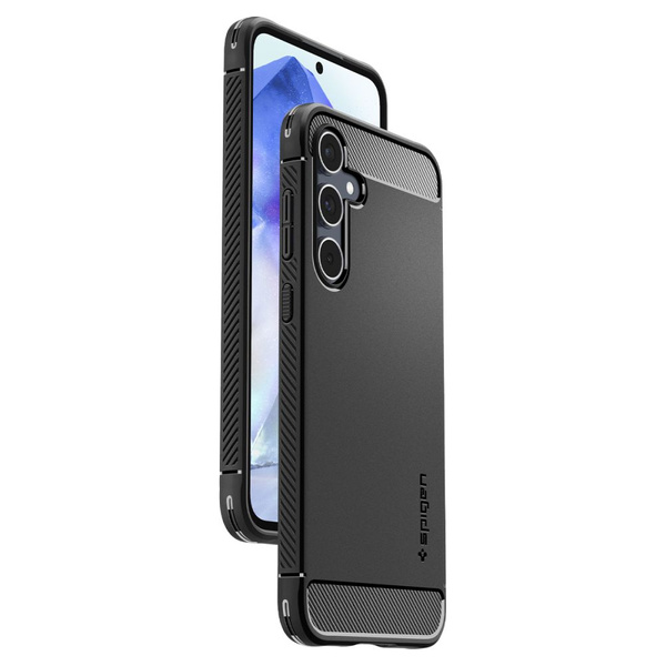 Spigen Rugged Armor Case for Samsung Galaxy A55 5G - Matte Black