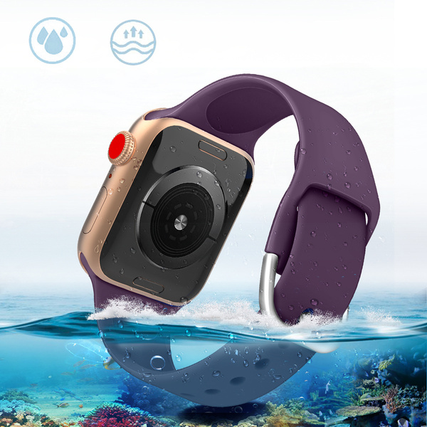 Silicone Strap APS for Apple Watch 42/44/45mm Strap Watch Bracelet - Mint