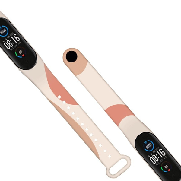 Strap Moro opaska do Xiaomi Mi Band 3 / 4 silikonowy pasek bransoletka do zegarka wzór 6