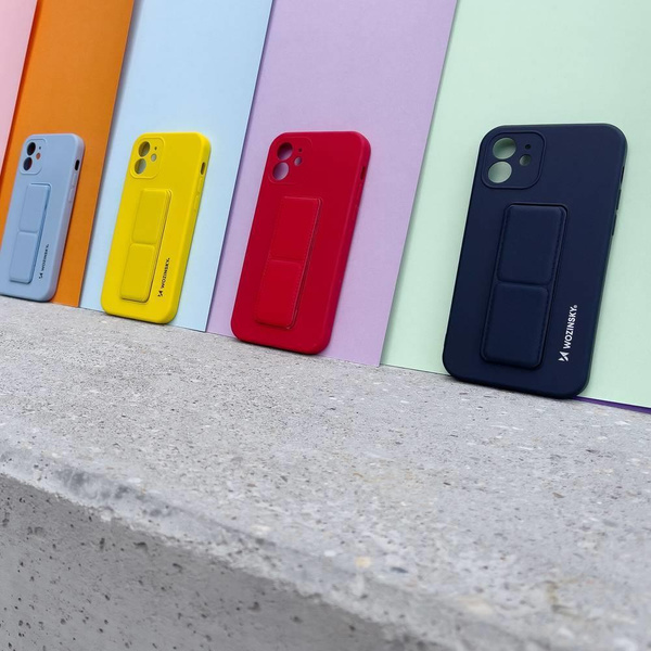 Wozinsky Kickstand Case Silikonhülle mit Ständer für iPhone 11 Pro dunkelgrün