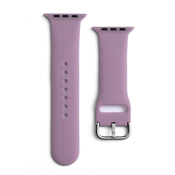 Bracelet en silicone APS Bracelet en silicone pour Watch Ultra / 9/8/7/6/5/4/3/2/SE (49/45/44/42 mm) Bracelet de montre Violet