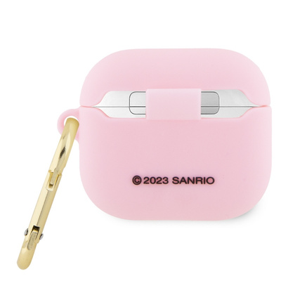 Etui Hello Kitty Silicone 3D Kitty Head na AirPods 3 - różowe