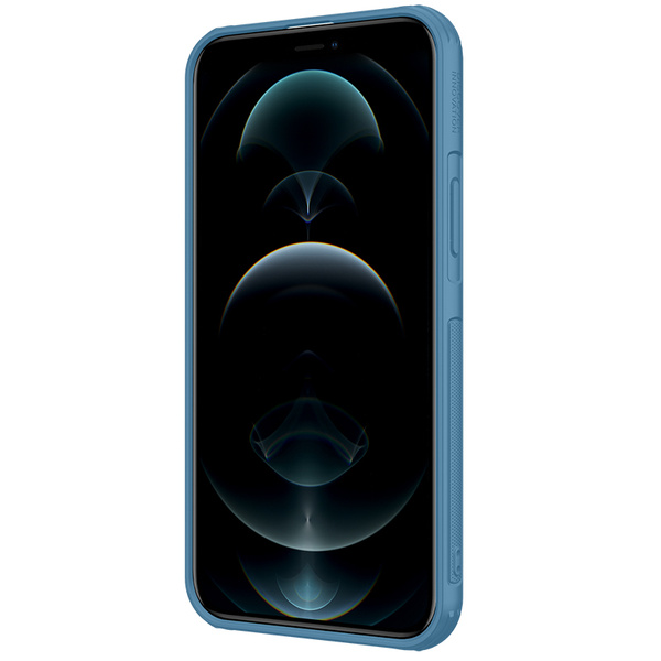 Nillkin Cyclops Case durable case with camera cover and foldable stand for iPhone 13 Pro blue