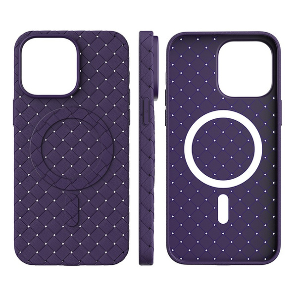 MagSafe Woven Case für iPhone 13 Pro – Marineblau