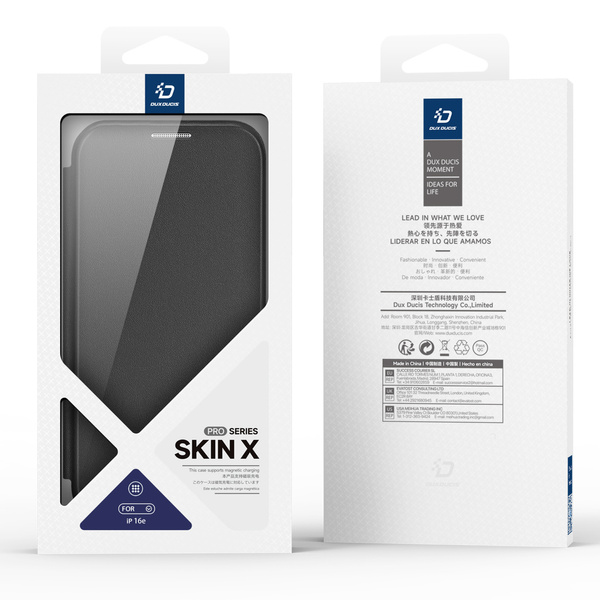 Dux Ducis Skin X Pro Case with MagSafe for iPhone 16e - Black