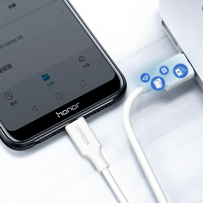 Ugreen US289 60141 Micro-USB/USB-A-Kabel 1 m – weiß