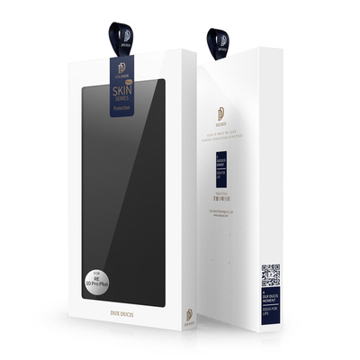 Dux Ducis Skin Pro Hülle für Realme 10 Pro+ Flip Cover Card Wallet Stand schwarz