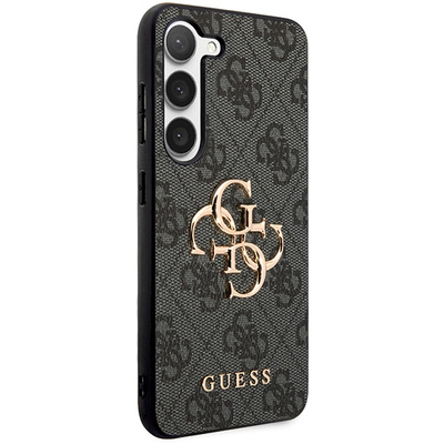 Etui Guess 4G Big Metal Logo na Samsung Galaxy S23 FE - szare