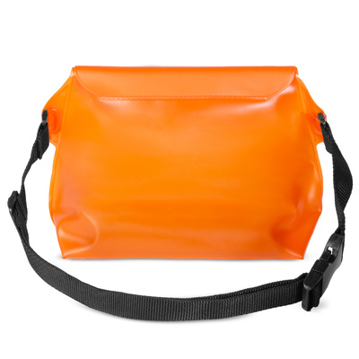 Wasserdichter Beutel / Hüfttasche aus PVC - Orange