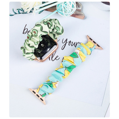 Fabric band for Apple Watch 42 / 44 / 45 mm strap bracelet rubber band - watermelon
