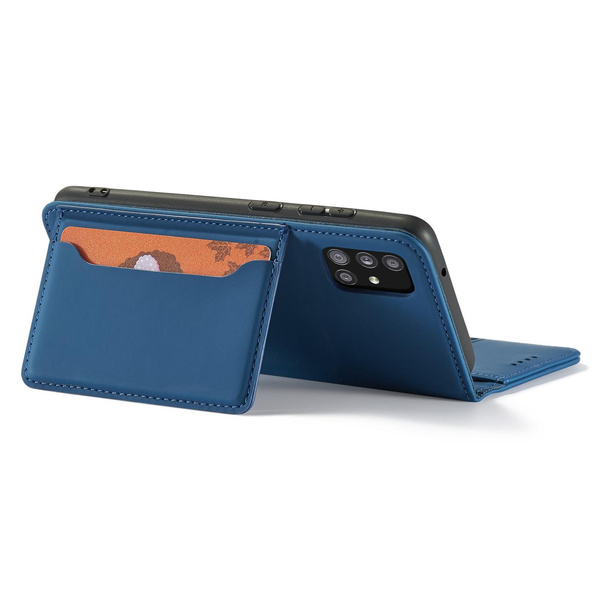 Magnet Card Case for Xiaomi Redmi Note 11 Pro Pouch Card Wallet Card Holder Blue