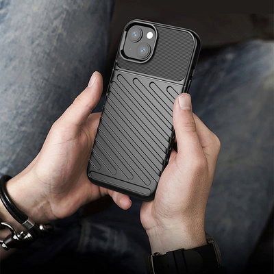 Thunder Case Flexibel Robuste Panzer Handyhülle TPU Schutzhülle für iPhone 13 grün