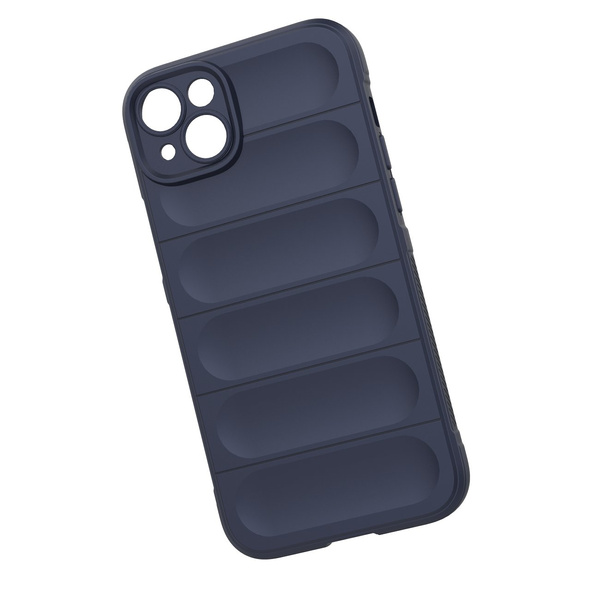 Magic Shield Case Hülle für iPhone 14 Plus elastische gepanzerte Hülle in Burgund