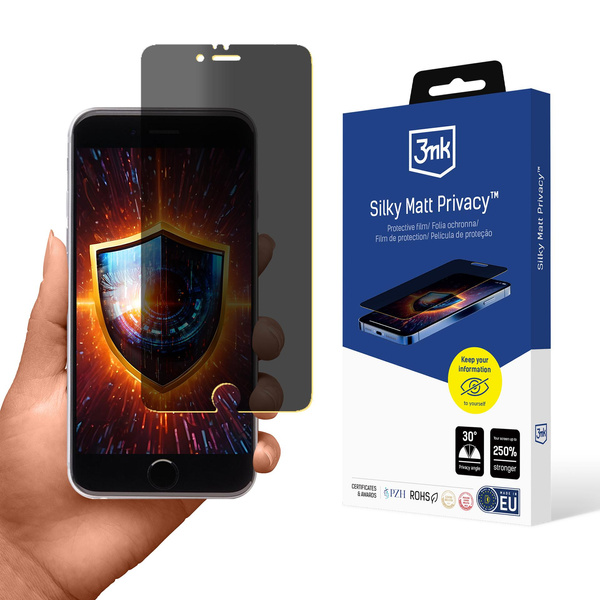 Blickschutzfolie 3mk Silky Matt Privacy für Apple iPhone 6