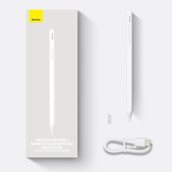 Active stylus for iPad Baseus Smooth Writing 2 SXBC060502 - white