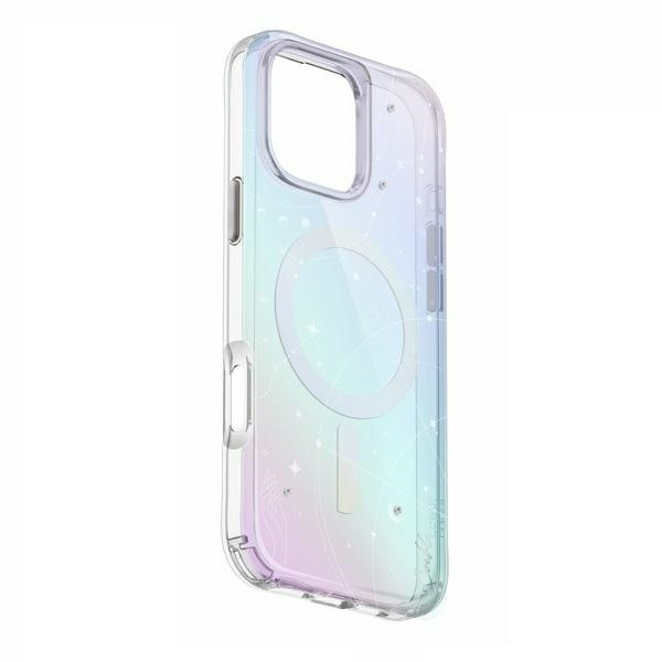Etui UNIQ Coehl Celest Magnetic Charging na iPhone 16 Pro - opalizujące