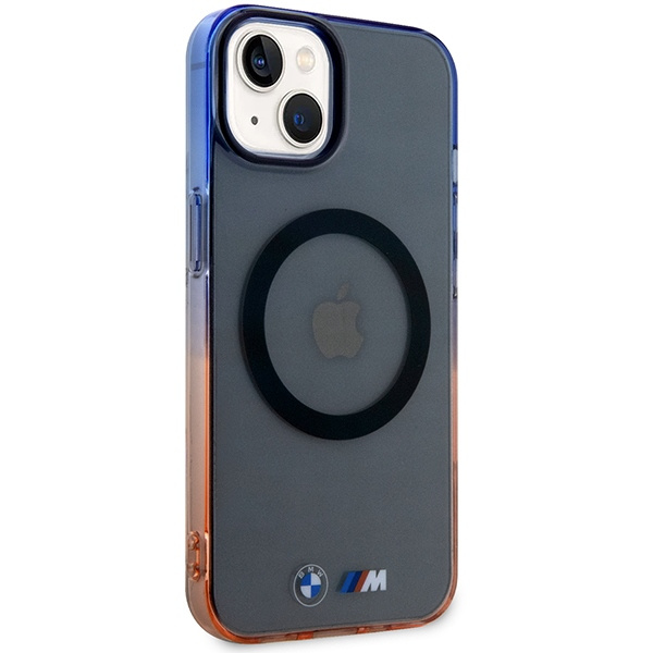 Hülle BMW BMHMP14SHTGE iPhone 14 6.1&quot; grau/grau Hardcase Gradient Bumper MagSafe