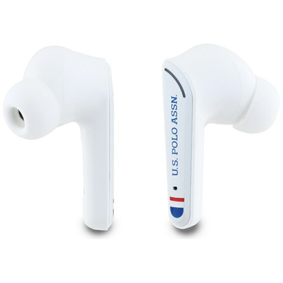 TWS US Polo DH Logo Bluetooth Headphones - White
