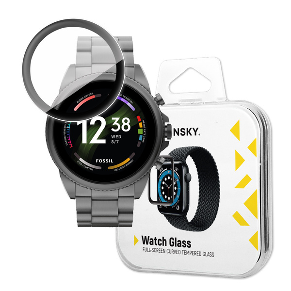 Wozinsky Full Glue Tempered Glass on Fossil Gen 6