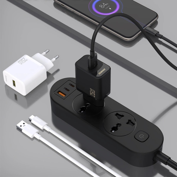Dudao A27S 25W GaN USB-A Ladegerät - Weiß