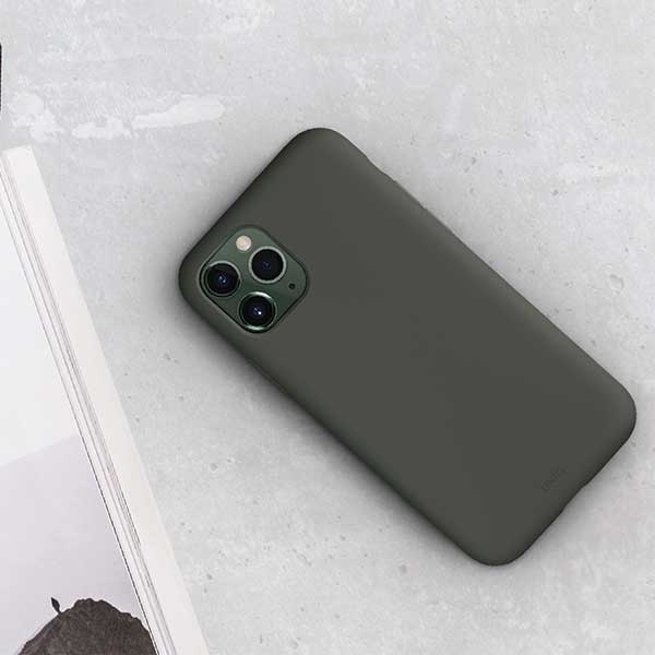 Uniq Lino Hue Hülle für iPhone 11 Pro Max – Grau