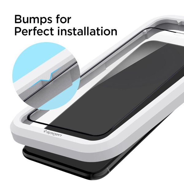 Spigen ALM Glass FC Panzerglas für iPhone 11 / XR - Schwarz