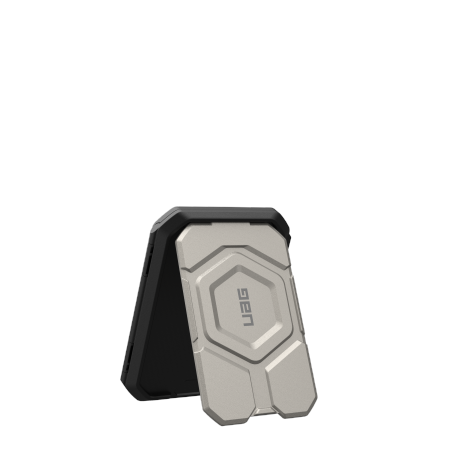 UAG Magnetic Wallet with MagSafe Compatible Stand - Titanium