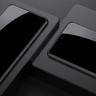 Nillkin CP+PRO ultradünnes Vollbild-Hartglas mit 0,2 mm Rahmen 9H Samsung Galaxy A73 schwarz