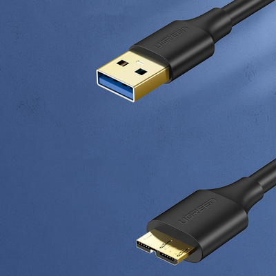 Ugreen US130 10843 USB-A 3.0 – Micro-USB-B-Kabel 2 m – Schwarz