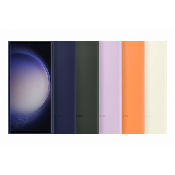 Samsung Silicone Cover etui Samsung Galaxy S23 Ultra silikonowy pokrowiec cotton (EF-PS918TUEGWW)