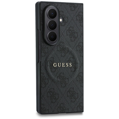 Guess 4G Classic MagSafe Hülle für Samsung Galaxy Z Fold 8 Ultra – Schwarz