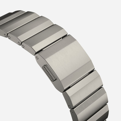 Tech-Protect SteelBand-Armband für Apple Watch 4 / 5 / 6 / 7 / 8 / 9 / SE / Ultra 1 / 2 (42/44/45/49 mm) – Titan
