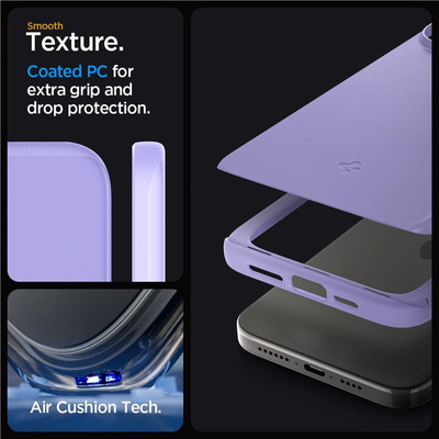 Spigen Thin Fit Hülle für iPhone 15 Pro Max – Lila