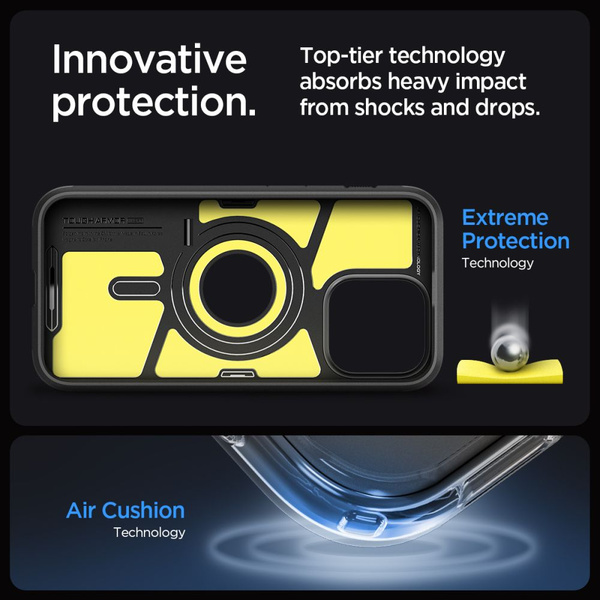 Spigen Tough Armor MagSafe case for iPhone 15 Pro - black
