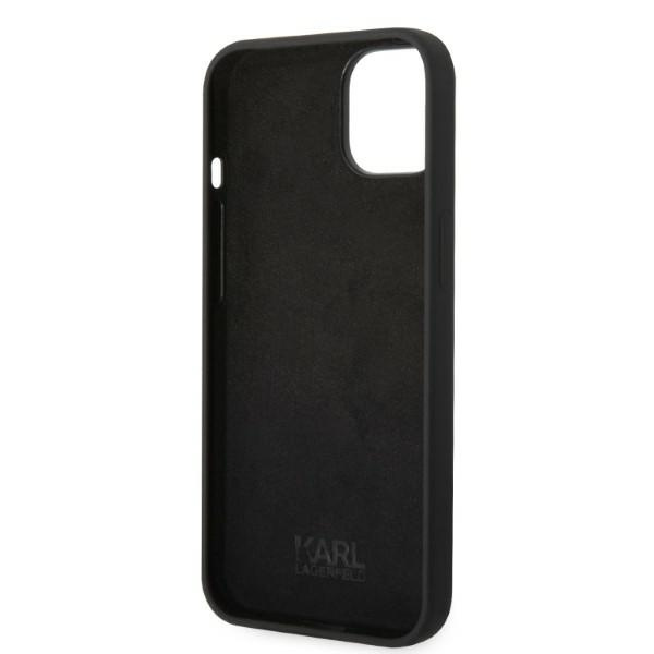 Etui Karl Lagerfeld Silicone RSG na iPhone 14 Plus - czarne