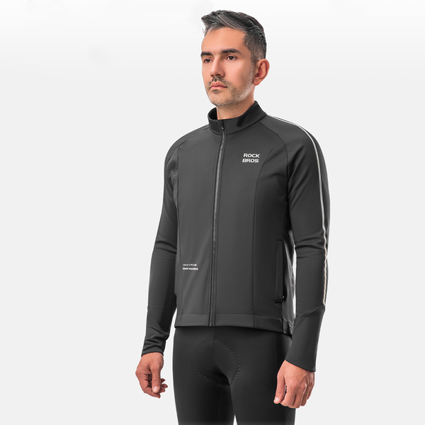 Rockbros Radtrikot 15400002003 Langarm Herbst/Winter L – Schwarz