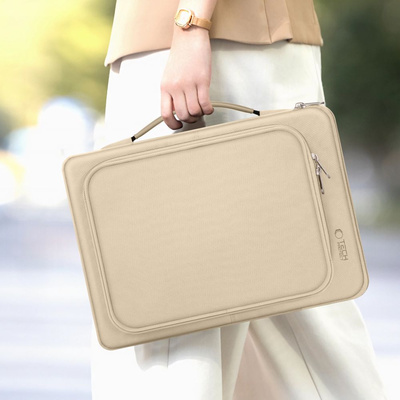 Tech-Protect Basic Bag for 15-16&quot; laptop - beige