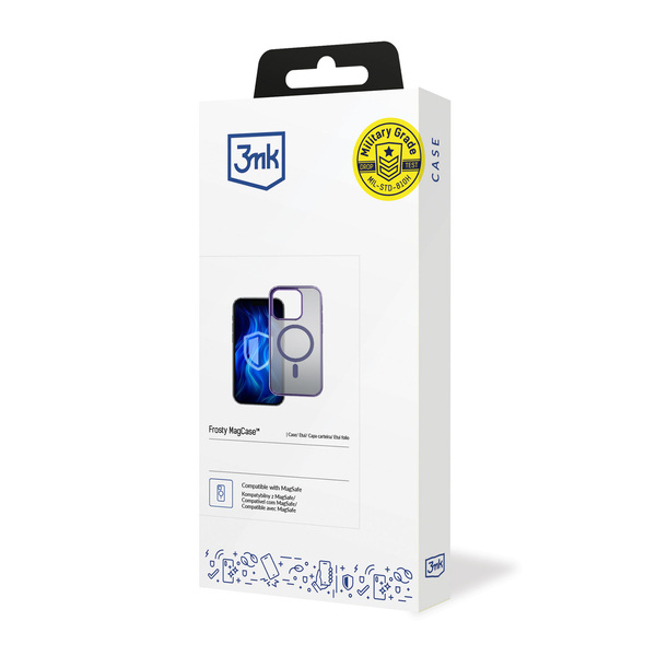 Etui 3mk Frosty MagCase Purple na Apple iPhone 13 Pro - fioletowe