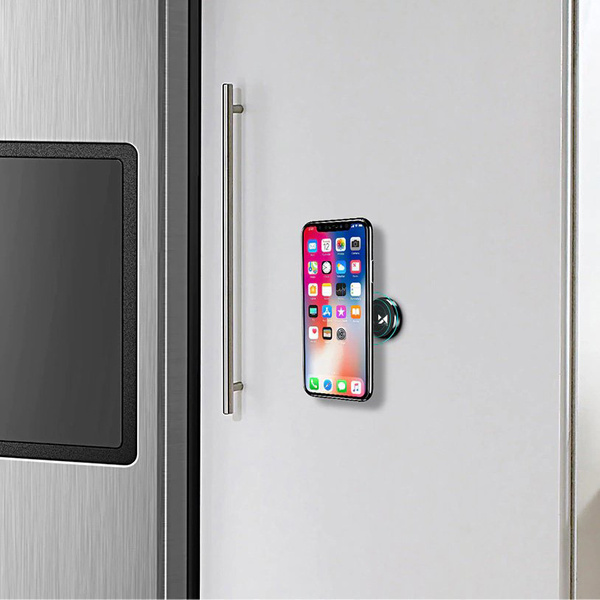 Wozinsky selbstklebende magnetische Auto-Armaturenbretthalterung schwarz (WMH-02)