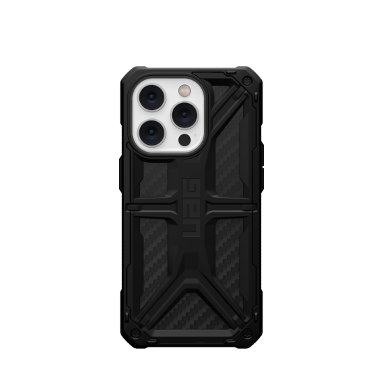 UAG Monarch-Hülle für iPhone 14 Pro Max – schwarzer Carbon