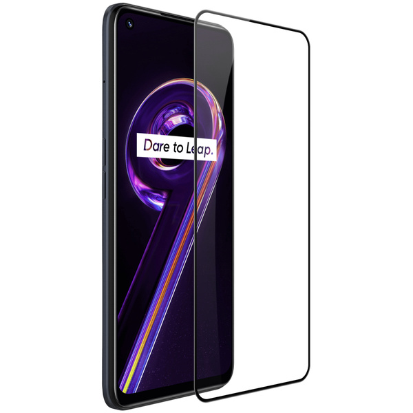 Nillkin CP+PRO ultradünnes Vollbild-Hartglas mit 0,2-mm-Rahmen 9H Realme 9 Pro schwarz