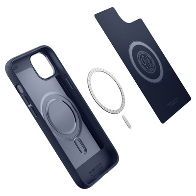Spigen Mag Armor Hülle für iPhone 14 Plus – blau