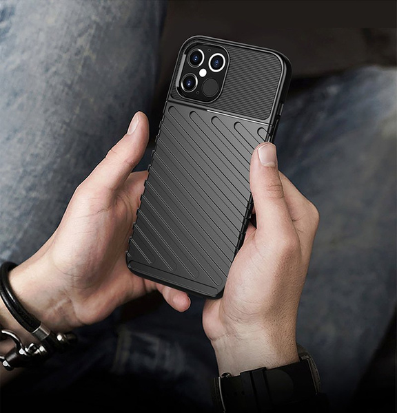 Thunder Case Flexible Tough Rugged Cover TPU Case for iPhone 12 Pro / iPhone 12 green