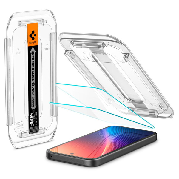 Szkło hartowane Spigen Glas.TR "Ez Fit" 2-pack na Google Pixel 9A - przezroczyste