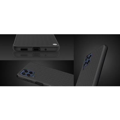 Nillkin Textured Case durable reinforced case with gel frame and nylon back for Samsung Galaxy M53 5G black