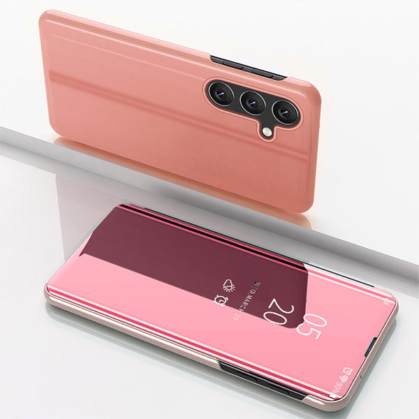 Etui Clear View Case do Samsung Galaxy A26 pokrowiec z klapką - różowe