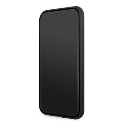 Etui BMW BMHCN61RSWPK iPhone 11 6,1" / Xr czarny/black hardcase Leather Perforate