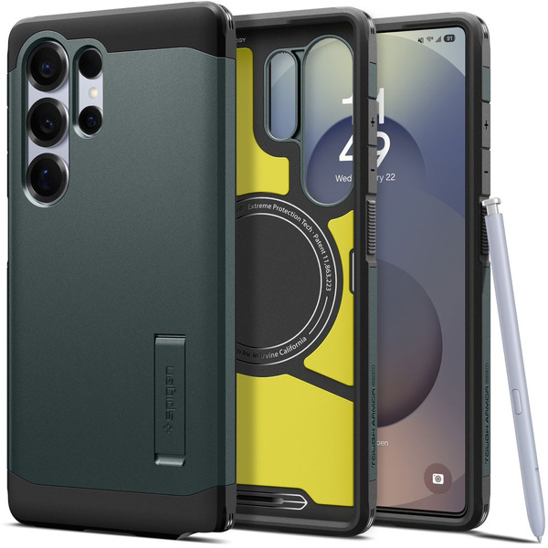 Spigen Tough Armor MagSafe Case for Samsung Galaxy S25 Ultra - Green