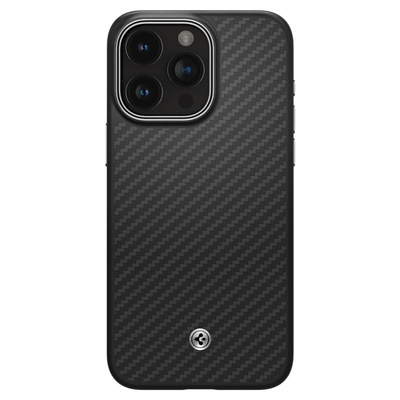 Spigen Enzo Aramid Mag Case with MagSafe for iPhone 15 Pro - Matte Black