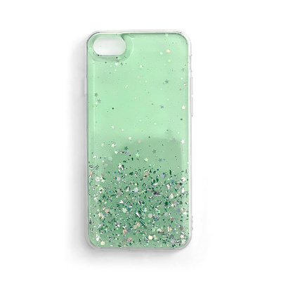 Wozinsky Star Glitter Shining Cover for Xiaomi Redmi Note 9T 5G green